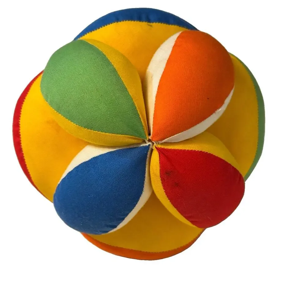 Baby Montessori Puzzle Grab Ball Sensory Clutch Pre-school Learning Toy Vibrant
